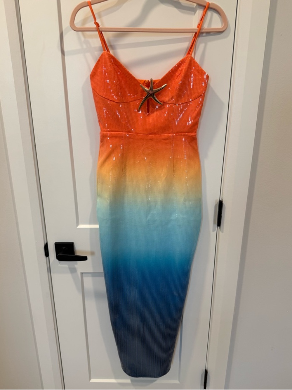 Runaway The Label BENITO MIDI DRESS - OMBRE XS